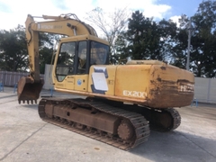 Máy xúc đào hitachi EX200-3- 79549 đường búa nguyên bản