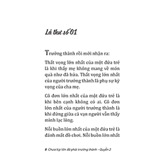 Chưa Kịp Lớn Đã Phải Trưởng Thành Quyển 2 - Phiên Bản Mùa Hè 79k