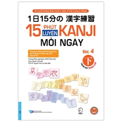 15 Phút Luyện Kanji Mỗi Ngày - Vol.4 154k - First News