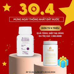 HELIOCARE PUREWHITE RADIANCE MAX 240/ VIÊN UỐNG LÀM SÁNG DA VỚI GẤP ĐÔI THÀNH PHẦN FERNBLOCK