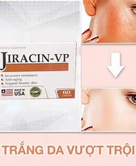 JIRACIN_VP / VIÊN UỐNG TRẮNG DA, THẢI ĐỘC GAN THẬN