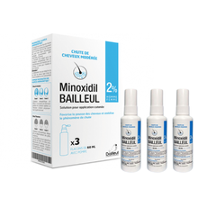 BAILLEUL MINOXIDIL BAILLEUL 2% / SET 3 LỌ XỊT MỌC TÓC