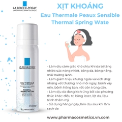 La Roche Posay Thermal Spring Water/ Nước xịt làm dịu và phục hồi da