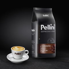 Cà phê hạt đã rang Pellini Espresso N. 9 Cremoso