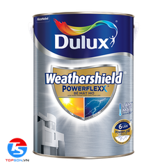 Sơn nước ngoại thất siêu cao cấp Dulux Weathershield Powerflexx Bề Mặt Mờ - BJ8