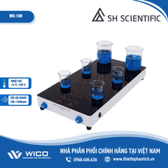 Máy Khuấy Từ 5/10/15 Vị Trí SH Scientific Hàn Quốc MS-05H / MS-10H / MS-15H