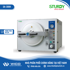 Nồi Hấp Tiệt Trùng Để Bàn 40 Lít Sturdy Đài Loan SA-300H | Sấy Tự Động