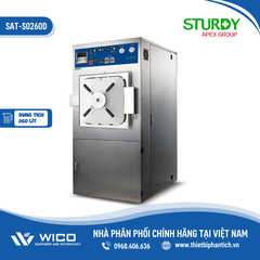 Nồi Hấp Hai Cửa Buồng Hấp Vuông 110 - 848 Lít Sturdy Đài Loan SAT Series