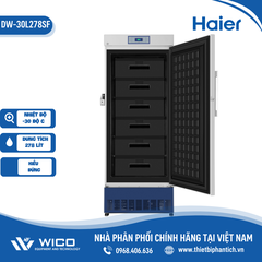 Tủ Bảo Quản -10 đến -30 Độ C 278 Lít - Chống Cháy Nổ Haier DW-30L278FL (SF)