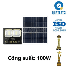 [100W] Đèn pha năng lượng mặt trời Kitawa DP4100 100W Siêu sáng