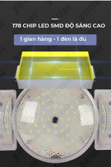 Đèn năng lượng mặt trời dành cho các gian hàng buôn bán GH036