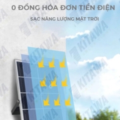 [300W] Đèn pha năng lượng mặt trời Kitawa 300W DP6300