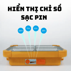 [50W] Đèn Cầm Tay Năng Lượng Mặt Trời 50W KITAWA - CT350