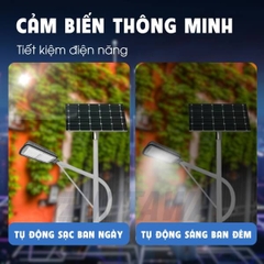 Đèn Bàn Chải Công Trình Năng Lượng Mặt Trời 60W KITAWA - BCCT12.60