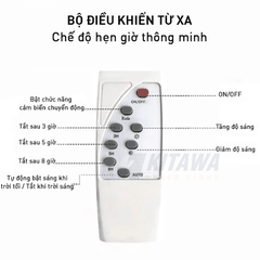 [100W] Đèn Đường Năng Lượng Mặt Trời Chiếc Lá CL1100 - Tấm Pin Mono