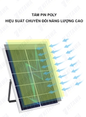 [300W] Đèn pha năng lượng mặt trời 300W Kitawa DP7300