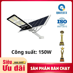 [150W] Đèn Đường Năng Lượng Mặt Trời KITAWA Solar Light 150W BC1150