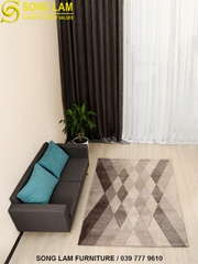 Thảm sofa sợi ngắn 3D nhập khẩu Thổ Nhĩ Kỳ PRIZMA PR1001