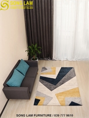 Thảm sofa sợi ngắn 3D nhập khẩu Thổ Nhĩ Kỳ PRIZMA PR1007