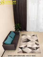 Thảm sofa sợi ngắn 3D nhập khẩu Thổ Nhĩ Kỳ PRIZMA PR1011
