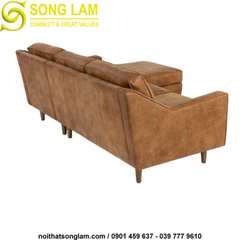 Ghế sofa cao cấp da bò Sông Lam Dallas Scandinavian SUH0111