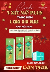 XỊT HỦY MỠ NHÂN SÂM PLUS HỒNG GẤM MẪU MỚI