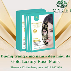 Mặt nạ hoa hồng lá vàng 24k- Gold Luxury Rose Mask Mychi