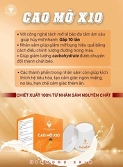 CAO TAN MỠ X10  XỊT HỦY MỠ NHÂN SÂM