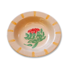 'Artichoke' Ceramic Dish (Soup/Flat)
