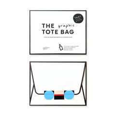 'Blue Dot' Graphic Tote Bag