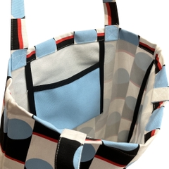 'Blue Dot' Graphic Tote Bag