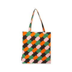 'Orange Puzzle' Graphic Tote Bag