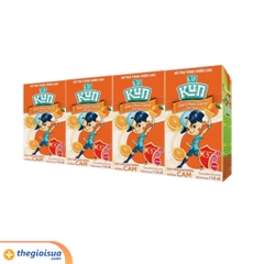 Sữa chua uống tiệt trùng Lif Kun hương Cam 110ml