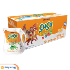 Sữa chua uống tiệt trùng hương cam Susu túi 110ml