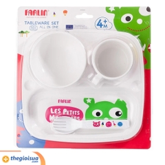Bộ bát tập ăn bằng nhựa phíp Farlin