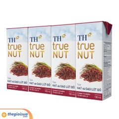 Sữa hạt và Gấc TH True Nut 180ml