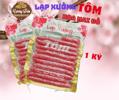 Lạp Xưởng Tôm Hoa Mai Đỏ 500gr