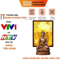 Tranh Trúc Chỉ Đứng In Rồng Bay DECORNOW DCN-TC202