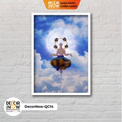 Đèn Ngủ Để Bàn Tranh Quang Chiếu, Enel- Thần Sấm Sét DECORNOW DCN-QC14