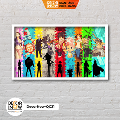 Đèn Ngủ Để Bàn Tranh Quang Chiếu, Băng Mũ Rơm Thời Kỳ Đầu DECORNOW DCN-QC21