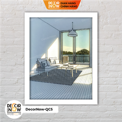 Đèn Ngủ Để Bàn Tranh Quang Chiếu, Phòng Chill Bên Biển DECORNOW DCN-QC5