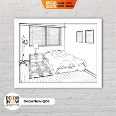 Đèn Ngủ Để Bàn Tranh Quang Chiếu, Buổi Chiều Bên Giường DECORNOW DCN-QC6