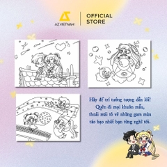 Sách - Sổ Tô Màu Chibi: Thủy Thủ Mặt Trăng Và Biệt Đội Ngân Hà