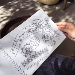 Sách - Sổ Tô Màu Chibi: Thủy Thủ Mặt Trăng Và Biệt Đội Ngân Hà