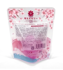 Bóng Thạch rửa mặt Sakura Mochi Jelly Nhập Khẩu Nhật Bản Phan An Garden Nine's Beauty Phan An Green SMゼリーソープ 80Gr