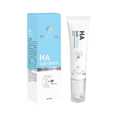 HA Sun Cream Kem chống nắng nâng tone quang phổ rộng SPF 50+ PA+++  Vũ Trụ Khỏe Đẹp