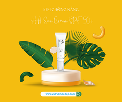 HA Sun Cream Kem chống nắng nâng tone quang phổ rộng SPF 50+ PA+++  Vũ Trụ Khỏe Đẹp