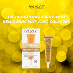 Kem Mắt Balance Active Formula Gold Collagen Rejuvenating Eye 15ml