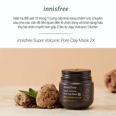 Mặt Nạ Đất Sét Innisfree Super Volcanic Pore Clay Mask 2X