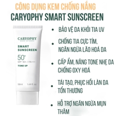 Kem Chống Nắng Caryophy Nâng Tone Smart Sunscreen Tone Up SPF50+ PA+++ 50ml